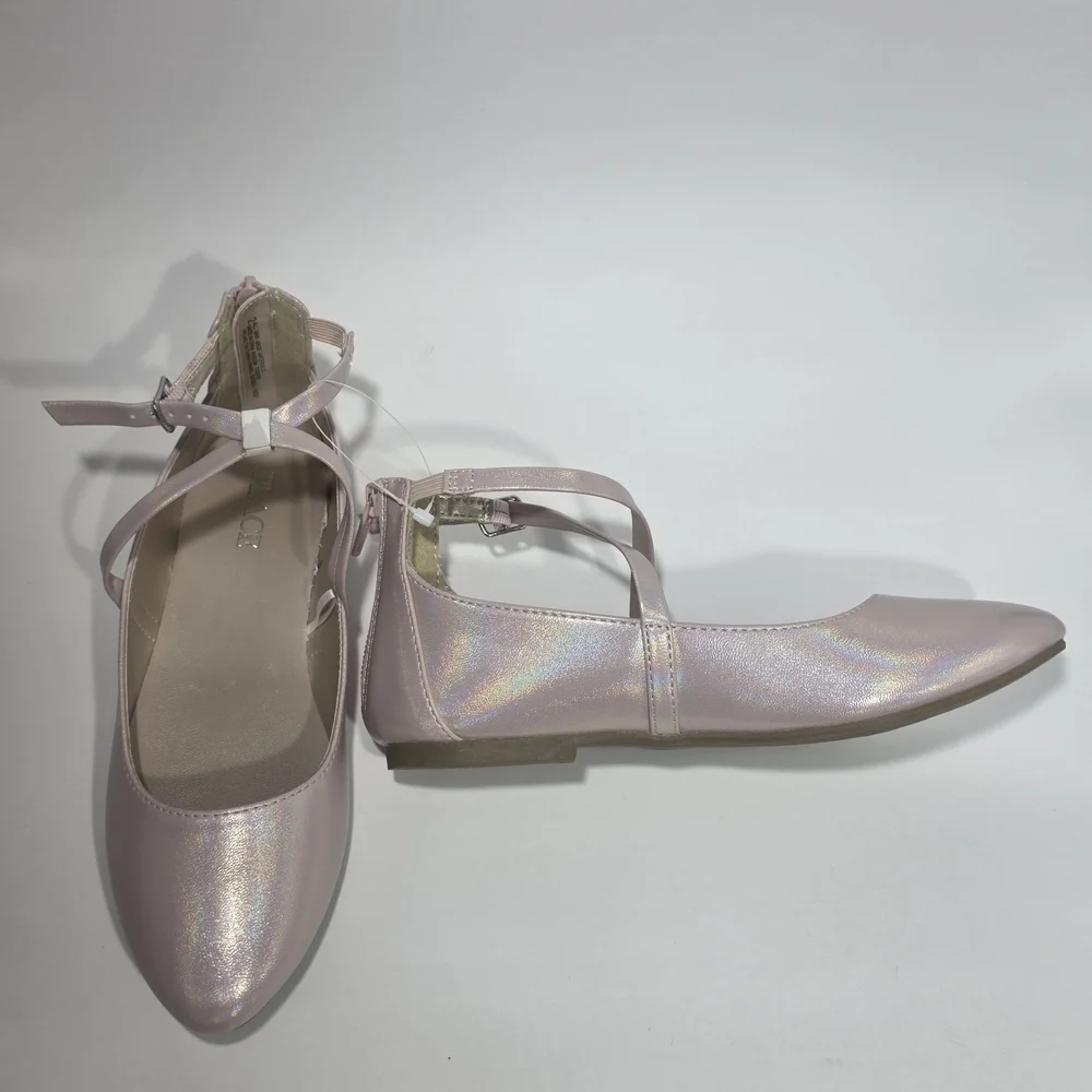 Place Pink Iridescent Kids Dress Shoes